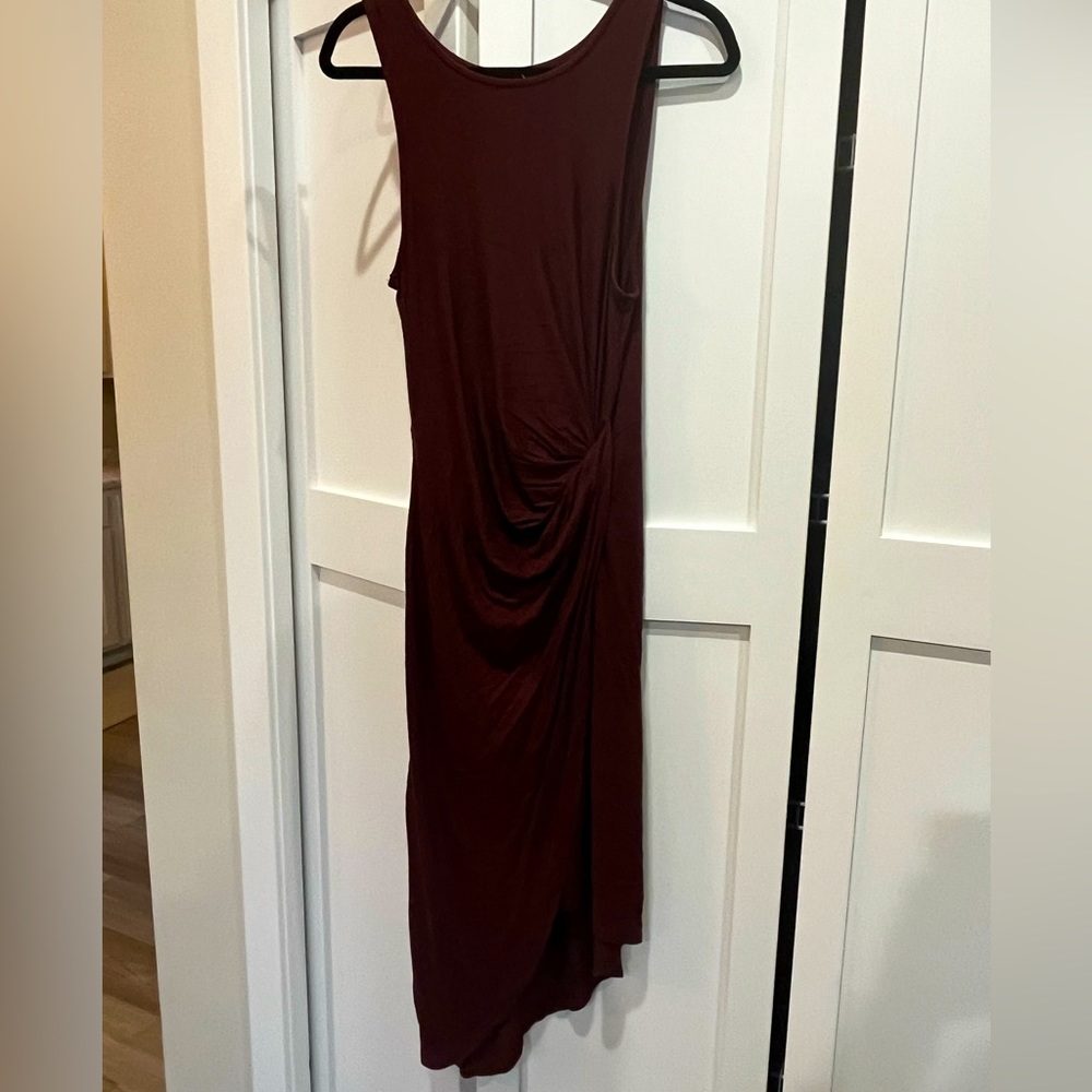 Women’s midi twist wrap dress